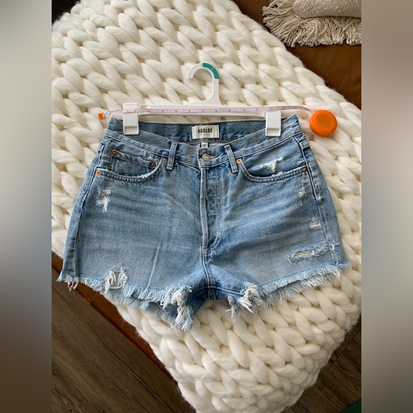 Agolde Parker Vintage Cut Off Short in Swapmeet 27 - Picture 8 of 9